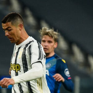 Cristiano Ronaldo lors du match Juventus Turin - Udinese au Juventus Stadium. Turin, le 3 janvier 2021.