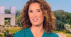 Marie-Sophie Lacarrau aux commandes de son premier JT de 13h de TF1, le 4 janvier 2021