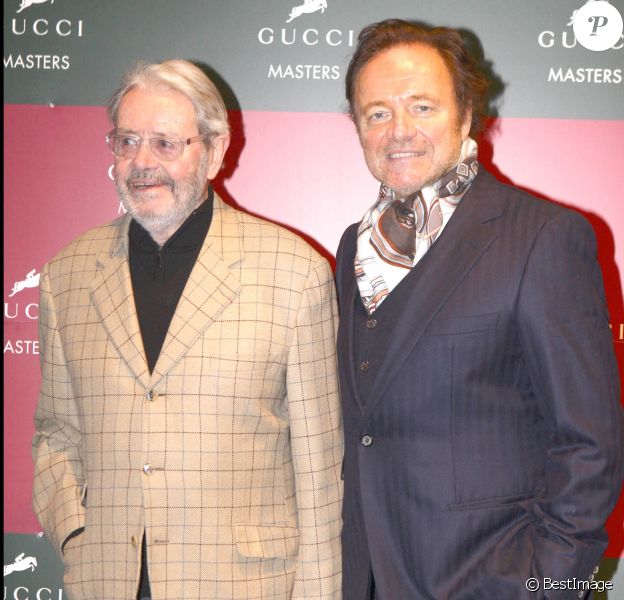 Guillaume Durand et son père Lucien Durand - Soirée Gucci Masters à Villepinte.