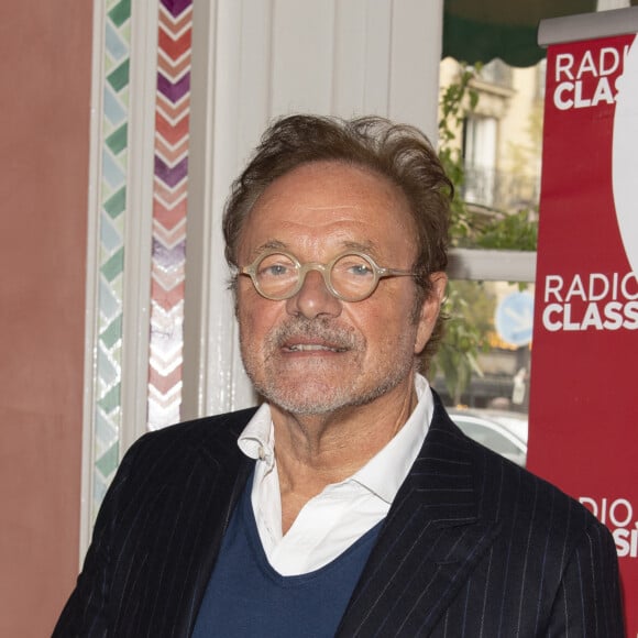 Exclusif - Guillaume Durand - Photocall de la Rentrée de Radio Classique au restaurant La Gare à Paris. Le 12 septembre 2019 © Pierre Perusseau / Bestimage 