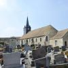 Le cimetière de Boissy-sans-Avoir dans les Yvelines, où repose l'actrice Romy Schneider. 2012