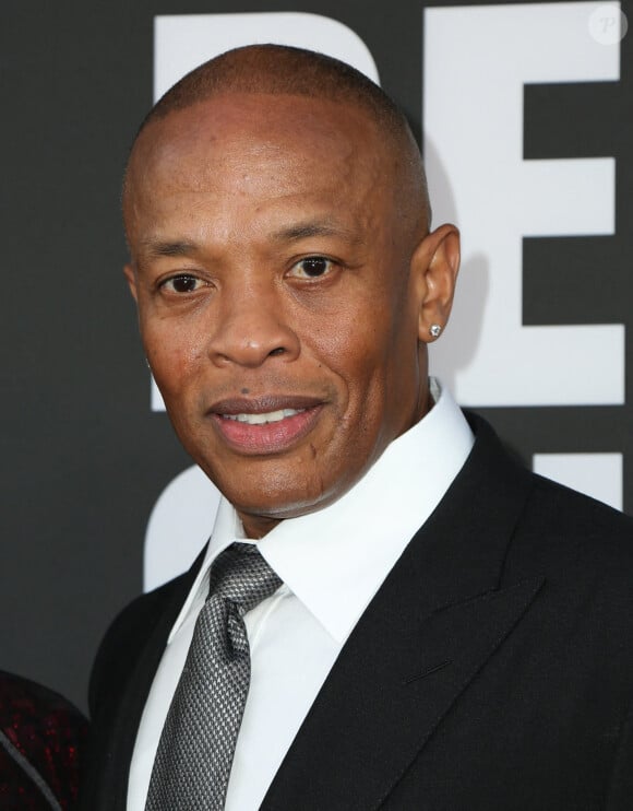 Dr. Dre arrivant à la première "The Defiant Onces" de HBO au Studio Paramount, à Los Angeles, le 22 juin 2017.