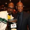 Snoop Dogg et Dr. Dre - Les célébrités lors de la première de "Apple Music's 'Can't Stop Won't Stop: A Bad Boy Story'" à Beverly Hills le 21 juin 2017.