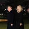Le président Donald Trump et sa fille Ivanka, et conseillère, quittent la Maison Blanche pour se rendre en Georgie le 4 janvier 2021
