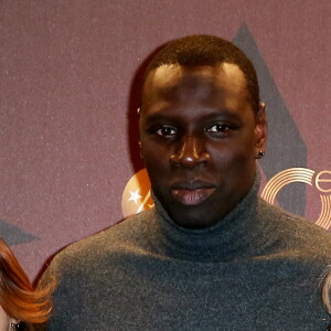 Omar Sy et sa femme Hélène - Photocall de la cérémonie d'ouverture du 20e Festival du film de comédie à l'Alpe d'Huez, le 17 janvier 2017. © Dominique Jacovides/Bestimage