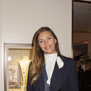 Exclusif - Camille Cerf (Miss France 2015) - Réouverture de la boutique de joaillerie "Korloff", rue de la Paix à Paris le 24 octobre 2019. © Jack Tribeca/Bestimage 