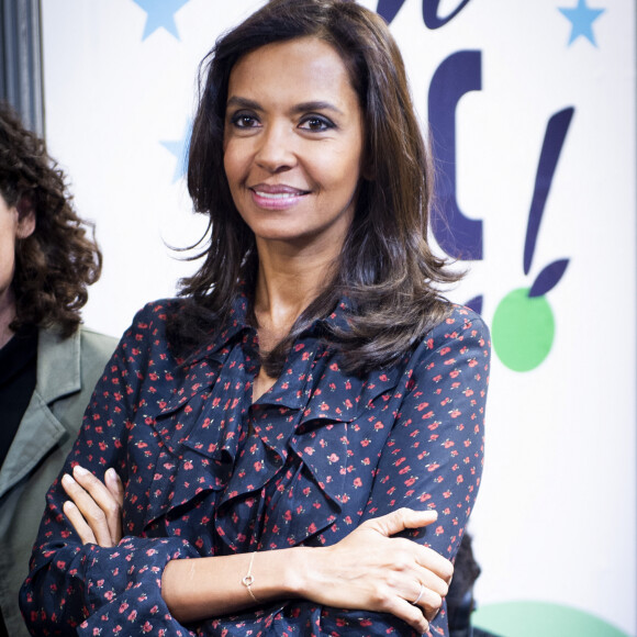 Karine Le Marchand (marraine de la CNDP (Commission nationale du débat public) et animatrice de lémission "L'amour est dans le pré") au 57ème salon International de l'Agriculture au parc des expositions de la porte de Versailles à Paris, France, le 23 février 2020. © Jean-Baptiste Autissier/Panoramic/Bestimage