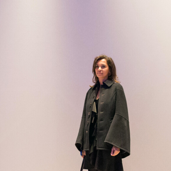 Karine Le Marchand lors du 34ème dîner du Conseil représentatif des institutions juives de France (CRIF) au Carrousel du Louvre à Paris, FRance, le 20 février 2019. © Stéphane Lemouton/Bestimage