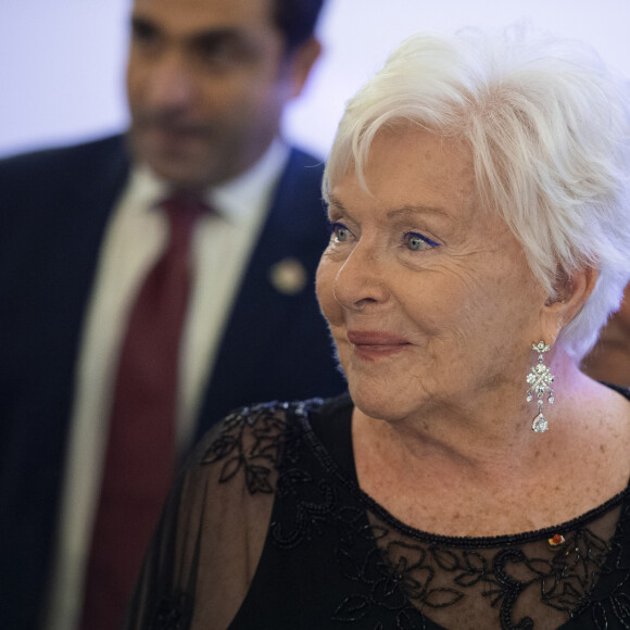 Line Renaud - Le président de la République française participe au dîner annuel du Conseil de Coordination des organisations Arméniennes de France (CCAF), à l'Hôtel du Collectionneur à Paris, France, le 29 janvier 2020. © Eliot Blondet/Pool/Bestimage