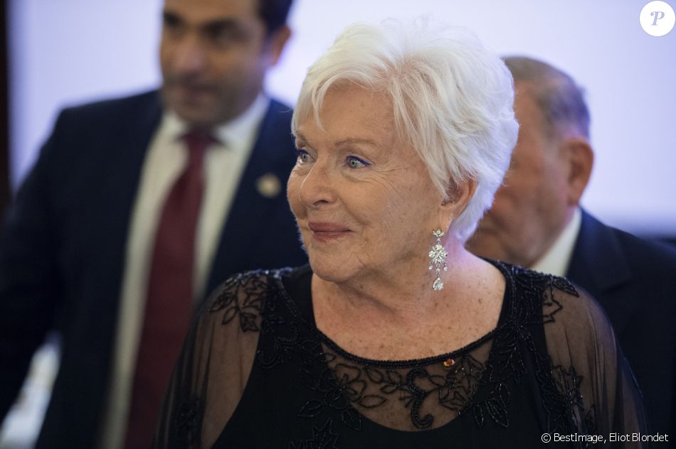 Line Renaud - Le président de la République française participe au dîner annuel du Conseil de Coordination des organisations Arméniennes de France (CCAF), à l'Hôtel du Collectionneur à Paris, France, le 29 janvier 2020. © Eliot Blondet/Pool/Bestimage