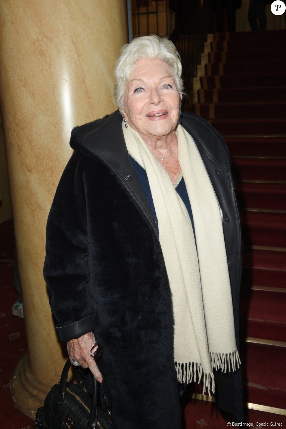 Line Renaud - People à la générale du woman show "Vive Demain !" de Michèle Bernier au théâtre des Variétés à Paris le 28 janvier 2019. © Coadic Guirec/Bestimage