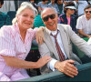 Archives - Line Renaud et Loulou Gasté à la finale de Roland-Garros en 1986.