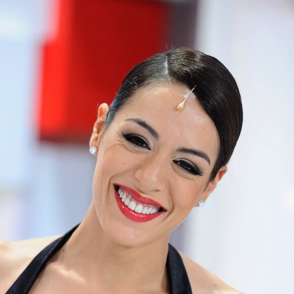 Exclusif - Sofia Essaïdi - Enregistrement de l'émission "Vivement dimanche" au studio Gabriel à Paris le 17 septembre 2018 pour une diffusion le 30/09/2018 sur France 2. © Guillaume Gaffiot/Bestimage