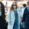 Exclusif - Sarah Jessica Parker arrive à l'aéroport de New York (JFK), le 6 janvier 2019. 