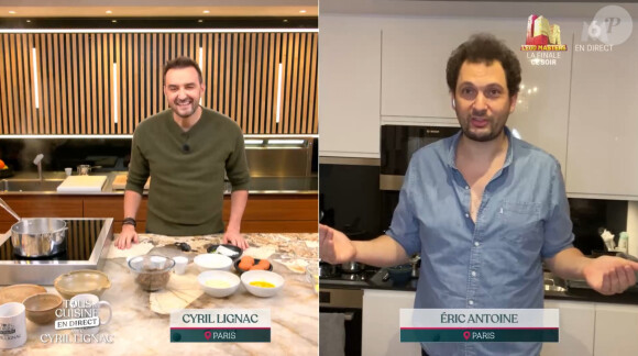 Eric Antoine dans l'émission "Tous en cuisine", sur M6. Le 12 janvier 2021.