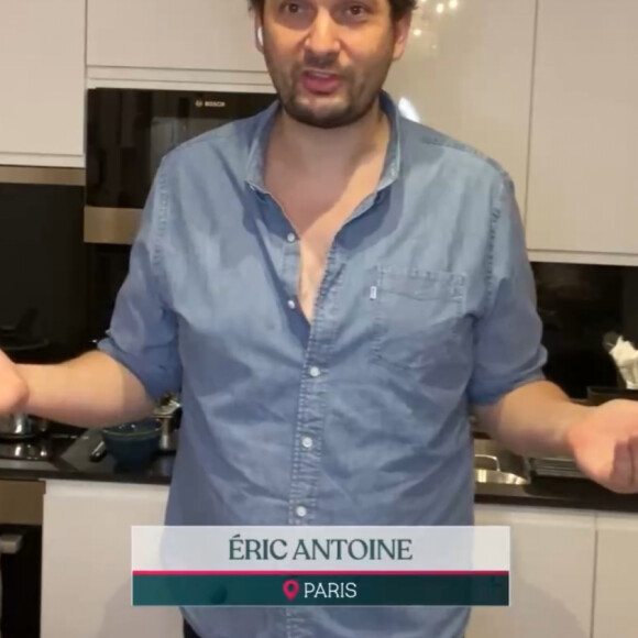 Eric Antoine dans l'émission "Tous en cuisine", sur M6. Le 12 janvier 2021.