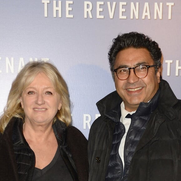 Charlotte de Turckheim et son mari Zaman Hachemi - Avant-première du film "The Revenant" au Grand Rex à Paris, le 18 janvier 2016. © Coadic Guirec/Bestimage