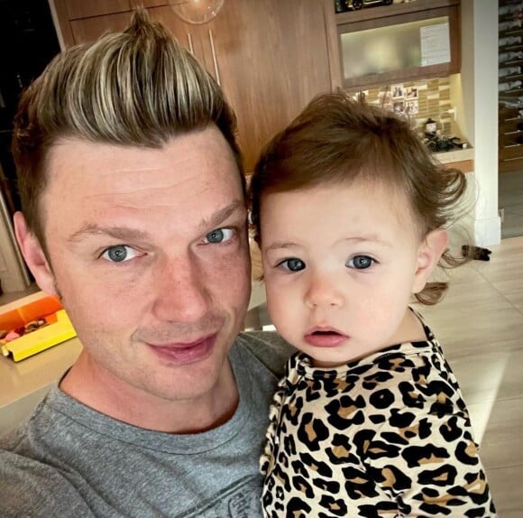 Nick Carter et sa fille Saoirse sur Instagram.