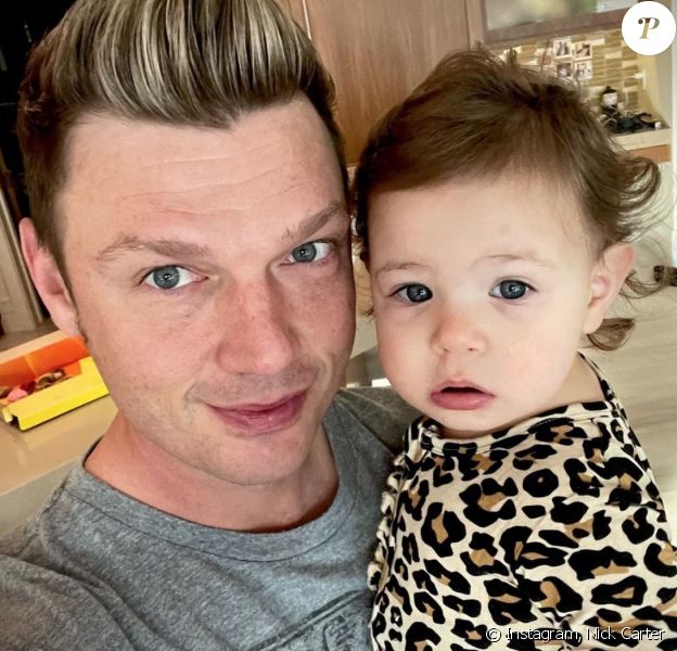 Nick Carter et sa fille Saoirse sur Instagram.