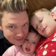 Nick Carter, sa fille Saoirse et son fils Odin sur Instagram. Le 31 décembre 2020.