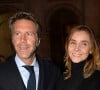 Le prince Emmanuel-Philibert de Savoie et sa femmme Clotilde Courau lors de la cérémonie d'installation de F.Mitterrand à l'académie des Beaux-Arts à Paris, France, le 6 février 2020. © Veeren/Bestimage 