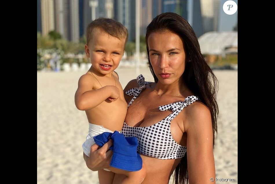 Julie Ricci et son fils Gianni, décembre 2020