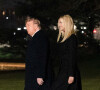 Le président Donald Trump et sa fille Ivanka, et conseillère, quittent la Maison Blanche pour se rendre en Georgie le 4 janvier 2021