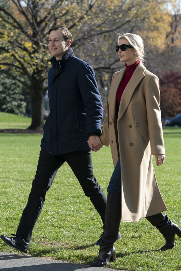 Ivanka Trump et son mari Jared Kushner à la Maison-Blanche, à Washington.