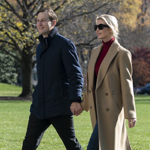Ivanka Trump et son mari Jared Kushner à la Maison-Blanche, à Washington.