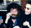 John Lennon et Phil Spector à Londres.