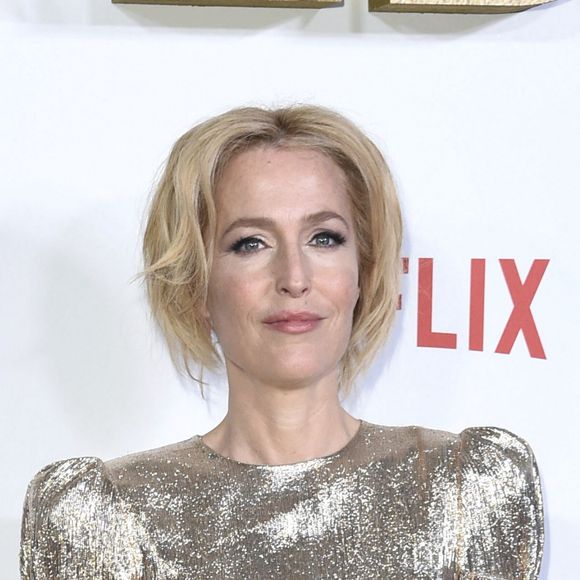 Gillian Anderson lors de la première de la saison 2 de la série télévisée Netflix "Sex Education" au cinéma Genesis à Londres, Royaume Uni, le 8 janvier 2020. © Future-Image/Zuma Press/Bestimage