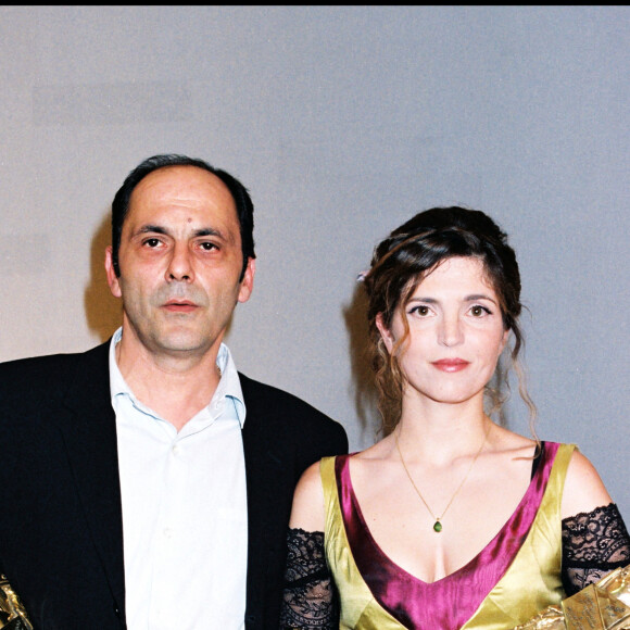 Jean-Pierre Bacri et Agnès Jaoui lors des César en 1998