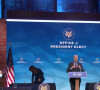 Joe Biden lors de la présentation des membres de son équipe pour l'économie et l'emploi lors d'une visioconférence depuis Wilmington. Le 8 janvier 2021.