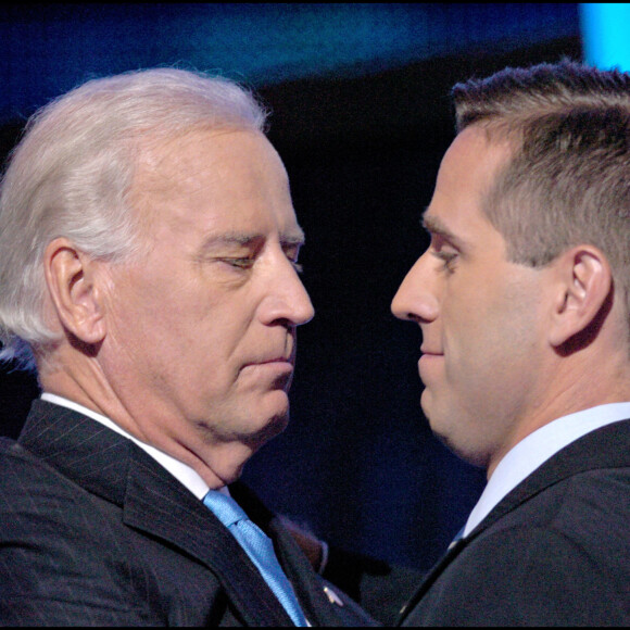 Joe Biden et son fils Beau Biden à la convention démocrate à Denver.