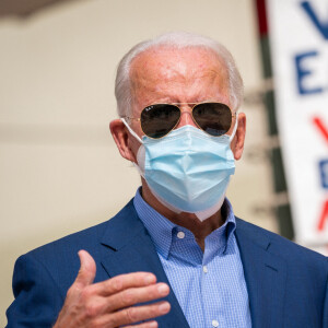 Le candidat démocrate aux élections présidentielles américaines, Joe Biden, en meeting à Las Vegas. Le 9 octobre 2020 © Adam Schultz-Biden / Zuma Press / Bestimage 