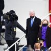 Bill Clinton et sa femme Hilary Clinton - Cérémonie d'investiture de Joe Biden comme 46e président des Etats-Unis à Washington, le 20 janvier 2021.