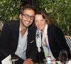 Cendrine Dominguez et son nouveau compagnon Cyrille Eldin - Cyrille Eldin et Cendrine Dominguez en couple lors de la soirée en hommage au personnel soignant de l'APHP (Assistance Publique - Hôpitaux de Paris) au restaurant "Le Récamier" à Paris © Jack Tribeca/Bestimage