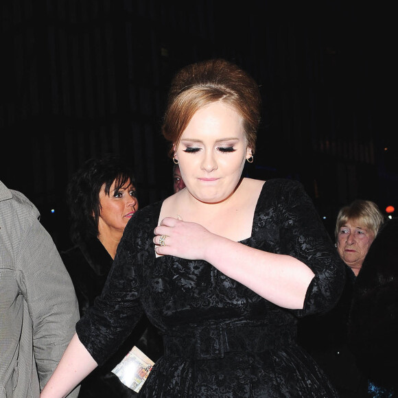 Adele et Simon Konecki à Londres, le 9 décembre 2010. Gala du Royal Variety. 