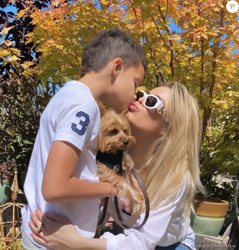 Anna Monroe et son fils. Septembre 2020.