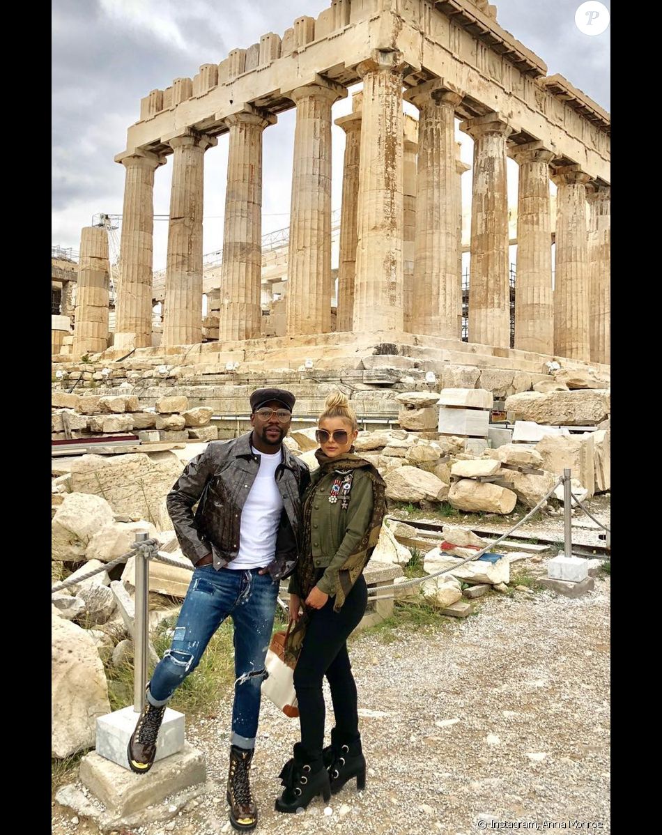Anna Monroe et Floyd Mayweather en 2018.