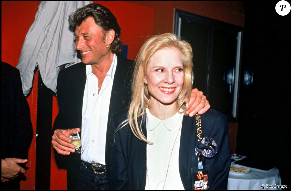 Archives - Johnny Hallyday et Sylvie Vartan - Concert de David Hallyday au Zénith de Paris.