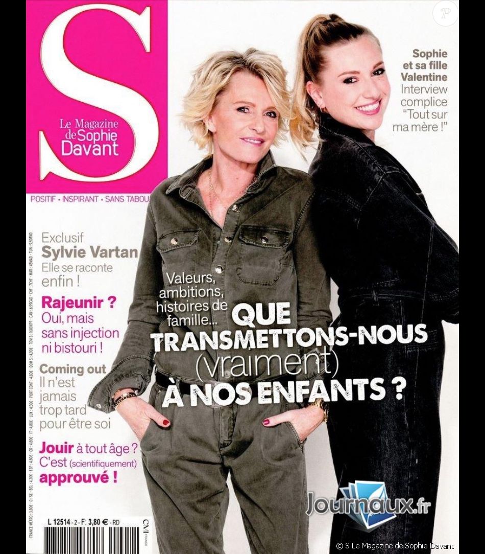 Retrouvez l'interview de Sylvie Vartan dans S Le Magazine de Sophie Davant, n° 2 du 21 janvier 2021.