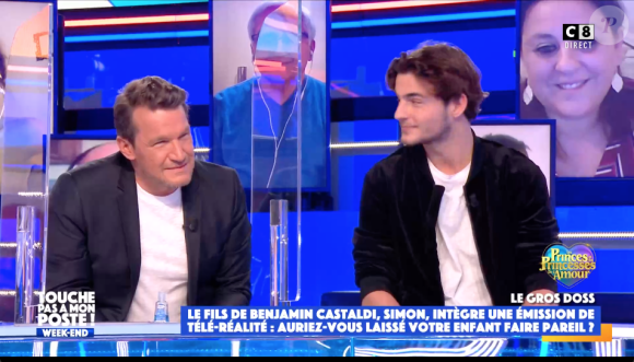 Benjamin et Simon Castaldi dans TPMP le 22 janvier 2021 sur C8.
