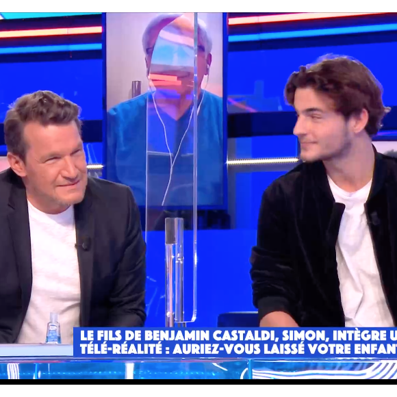 Benjamin et Simon Castaldi dans TPMP le 22 janvier 2021 sur C8.