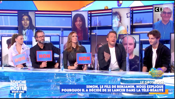 Benjamin et Simon Castaldi dans TPMP le 22 janvier 2021 sur C8.