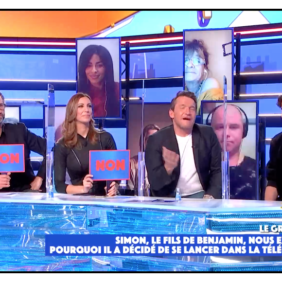 Benjamin et Simon Castaldi dans TPMP le 22 janvier 2021 sur C8.