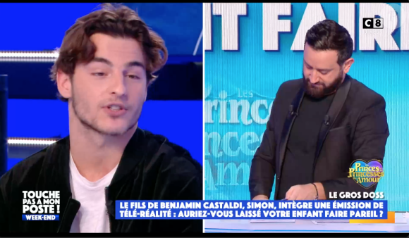 Benjamin et Simon Castaldi dans TPMP le 22 janvier 2021 sur C8.