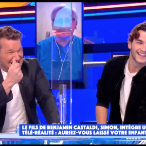 Benjamin et Simon Castaldi dans TPMP le 22 janvier 2021 sur C8.