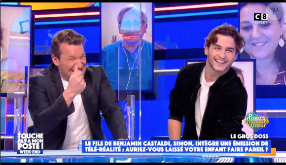 Benjamin et Simon Castaldi dans TPMP le 22 janvier 2021 sur C8.