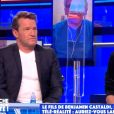 Benjamin Castaldi et son fils Simon dans "Touche pas à mon poste".